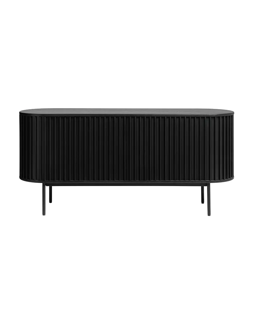Kommode Susa schwarz 160 x 45 cm