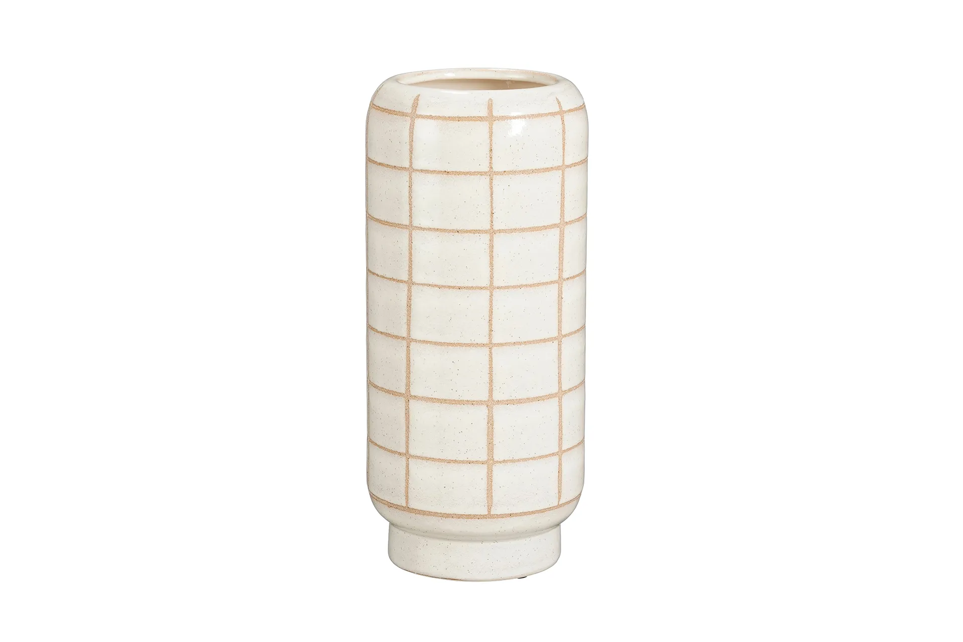 Vase Jake Weiß 14 x 14 cm