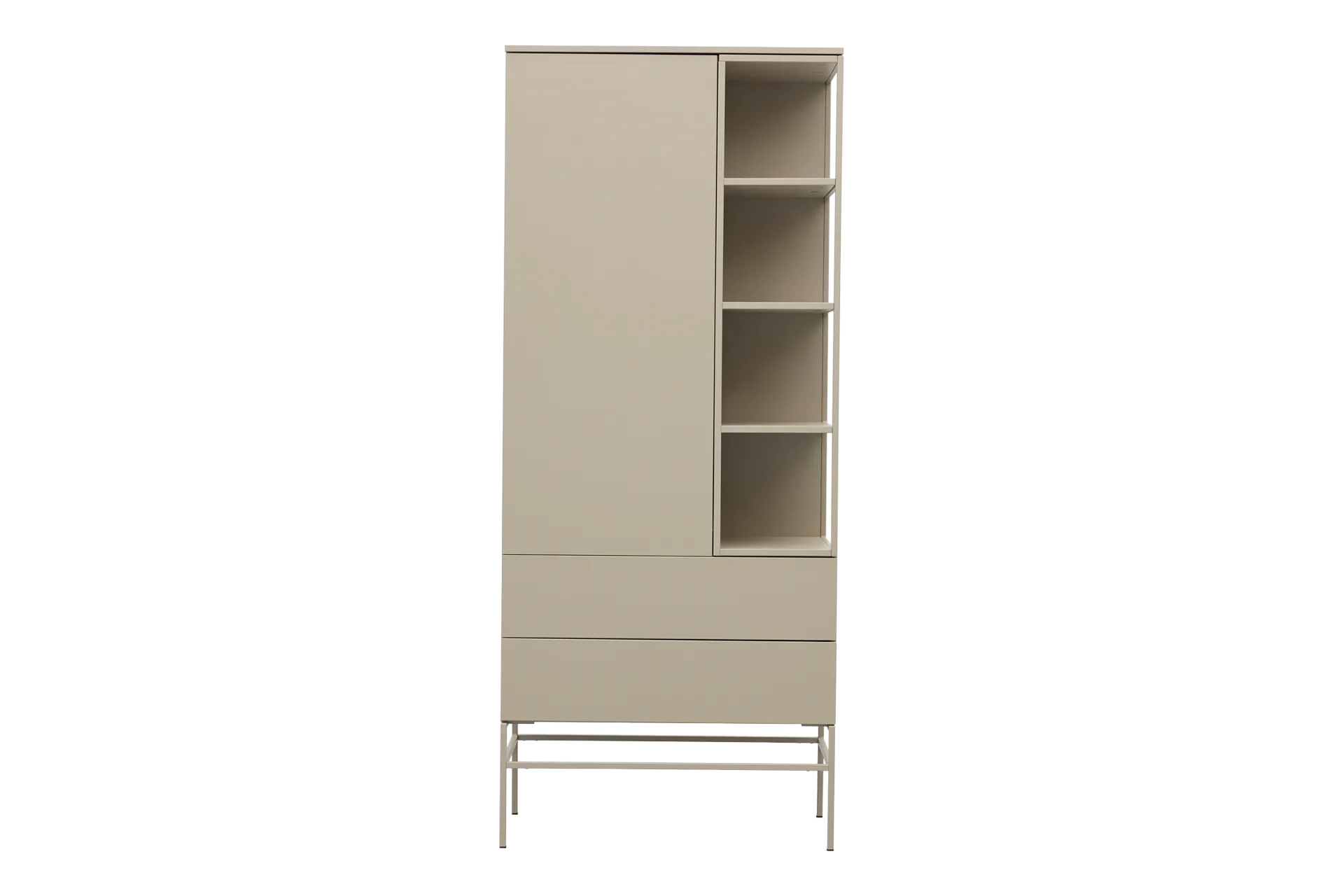 Wandschrank Desio grau 80 x 190 cm