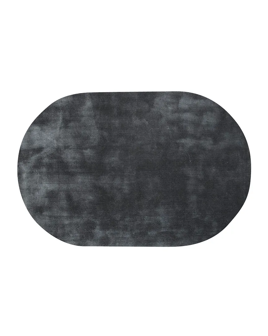 Teppich Cowan anthrazit 200 x 290 cm oval