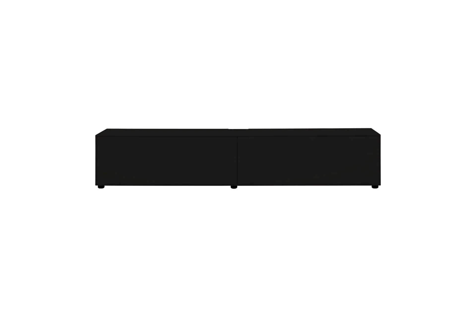 TV-Bank Moiano Schwarz 200 x 37 cm
