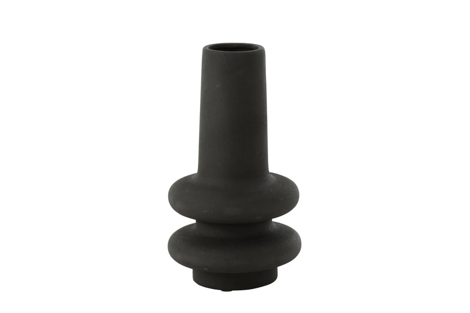 Vase Lyra schwarz 21,5 x 21,5 cm