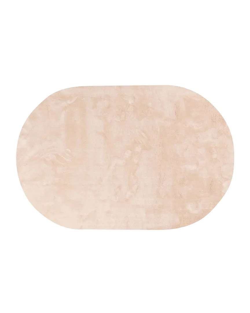 Teppich Cowan weiß 160 x 230 cm oval