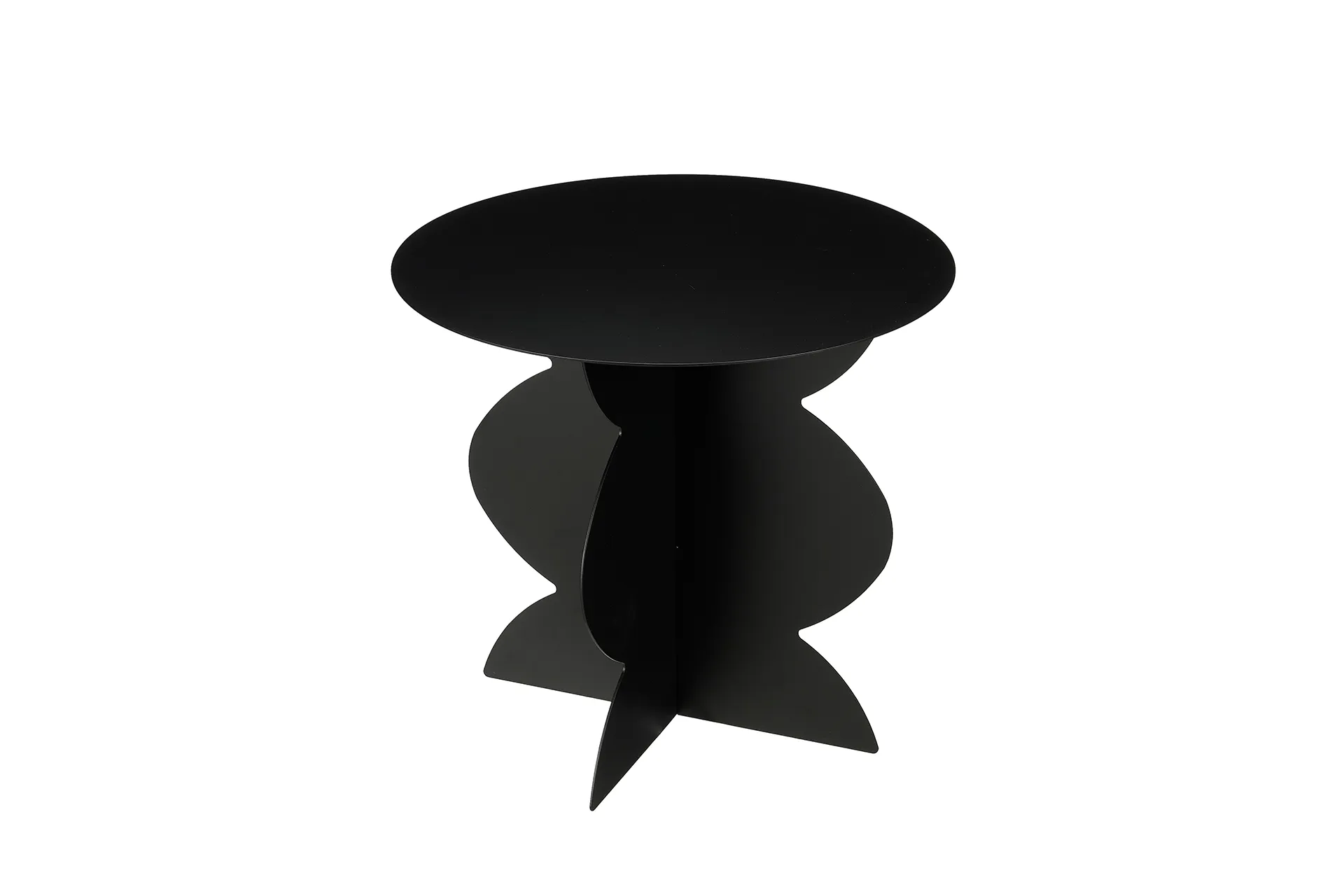 Beistelltisch Rafi Schwarz 45 x 45 cm