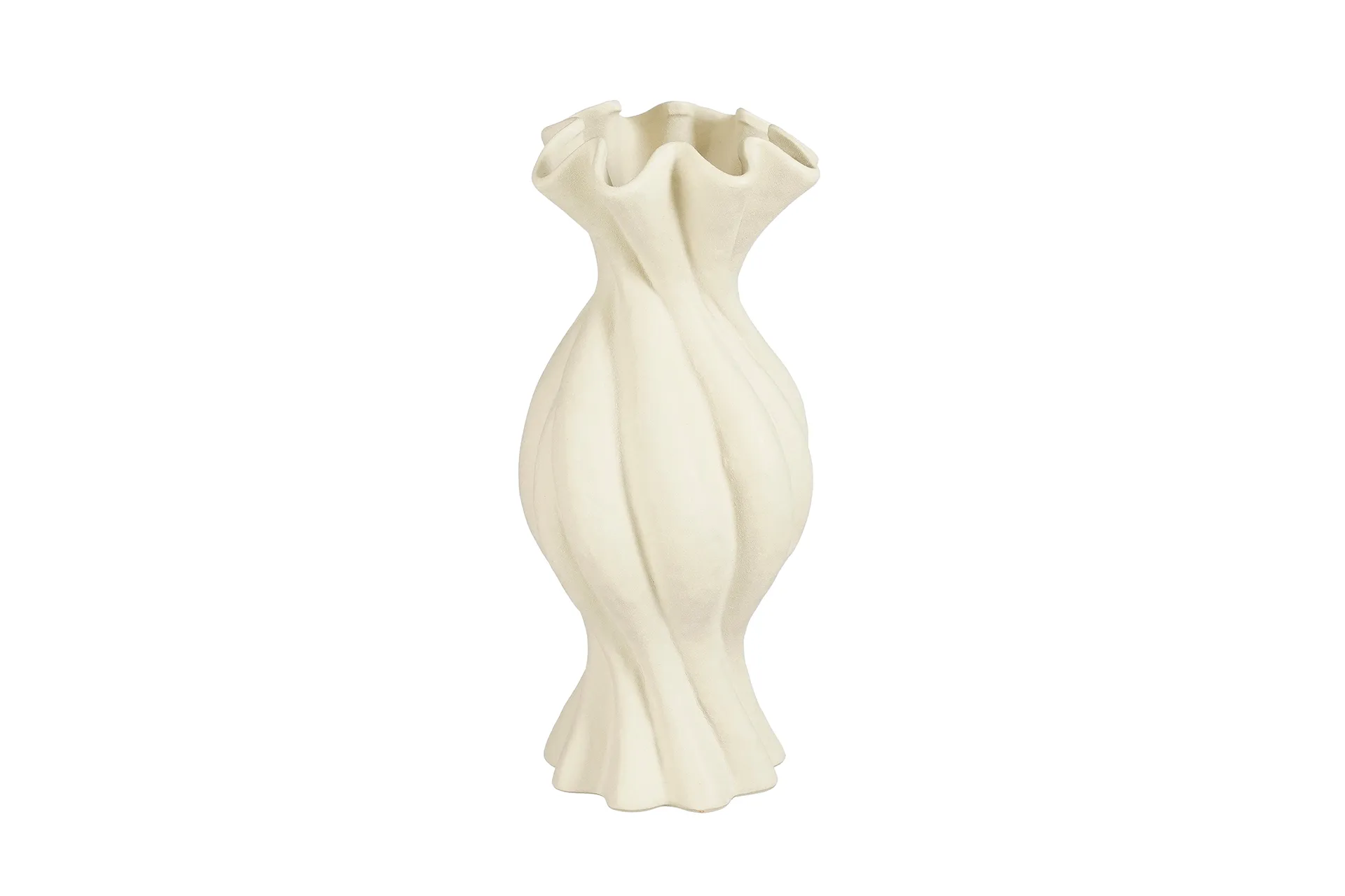 Vase Steph Beige 18 x 18 cm