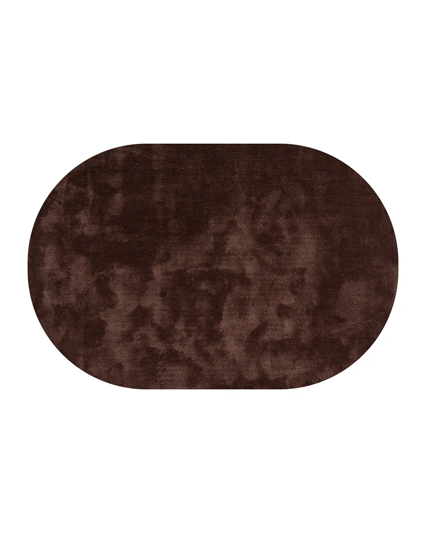 Teppich Cowan braun 130 x 190 cm oval