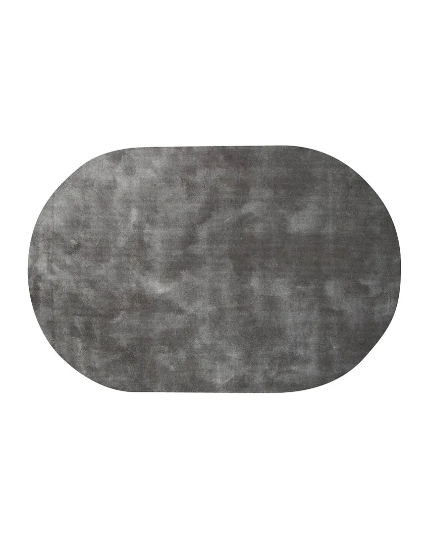 Teppich Cowan grau 200 x 290 cm oval