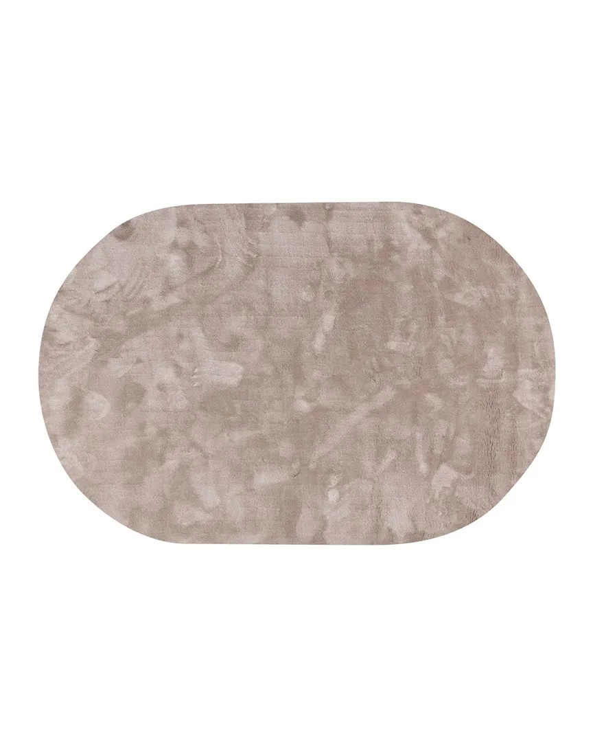 Teppich Cowan hellgrau 200 x 290 cm oval