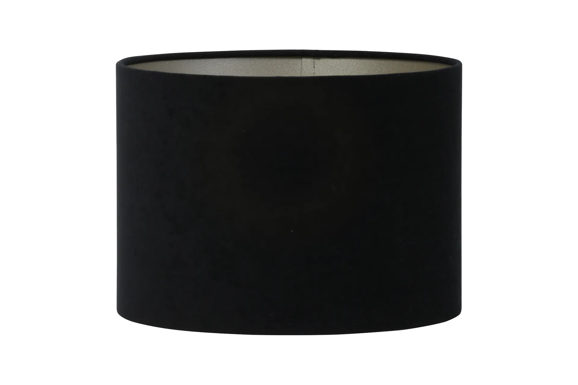 Lampenschirm Velours schwarz