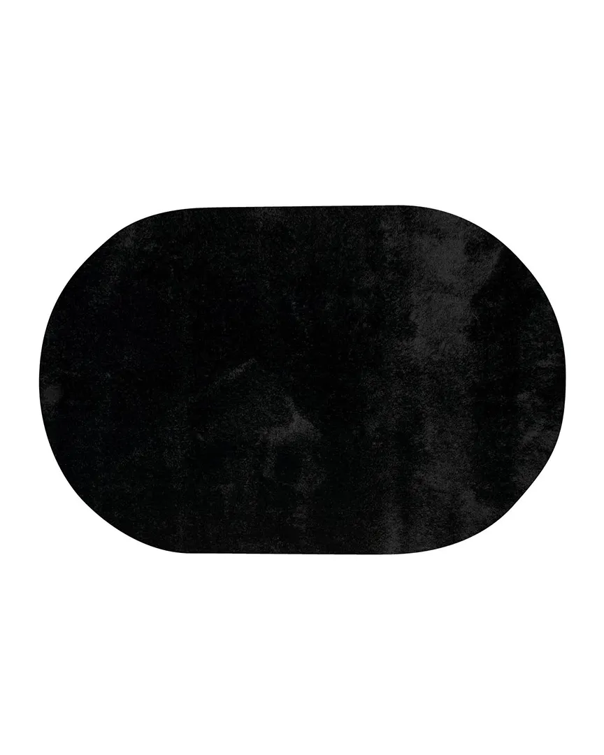 Teppich Vernissage schwarz 160 x 230 cm oval